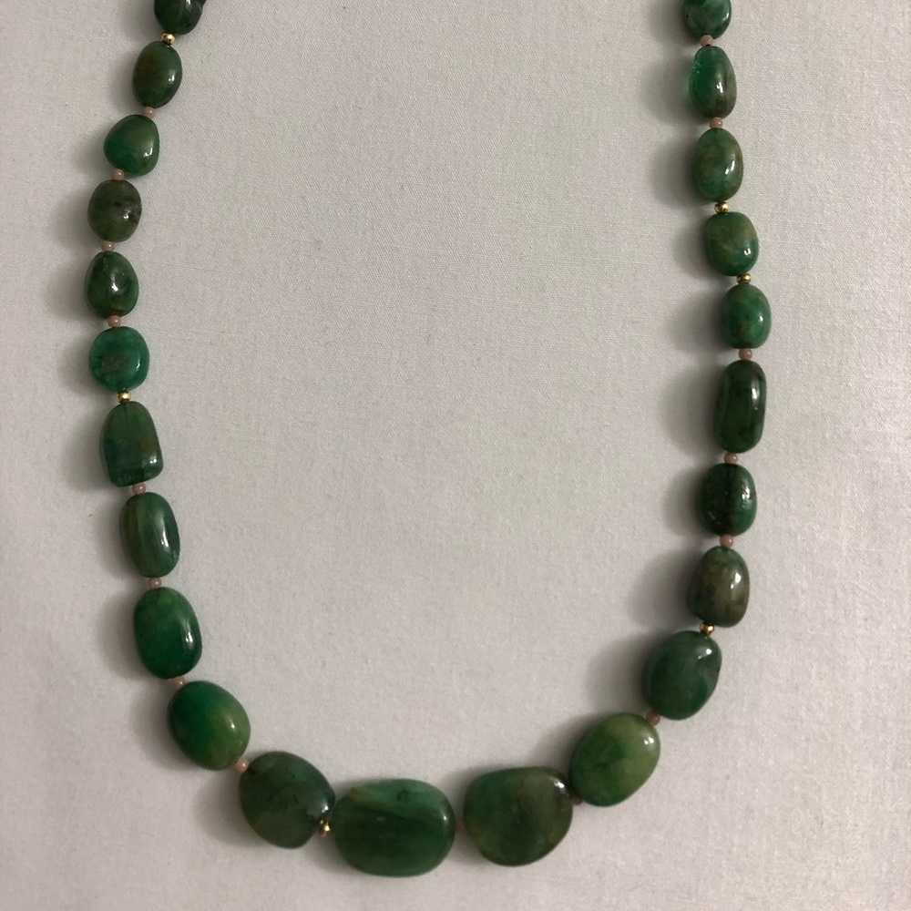 Emerald Beads Necklace